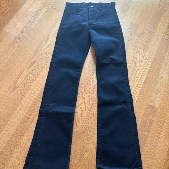 NEW Vintage Sears Thumb Up Blue Bell Bottom Cords 31 X 37 - Picture 7 of 11